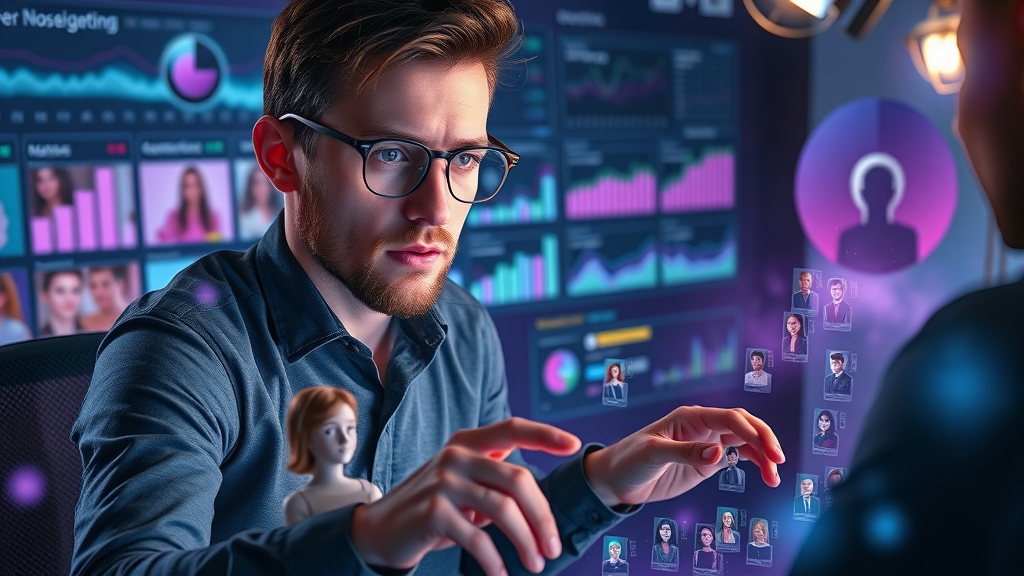 analytical marketer creating email segments - email campaign optimization