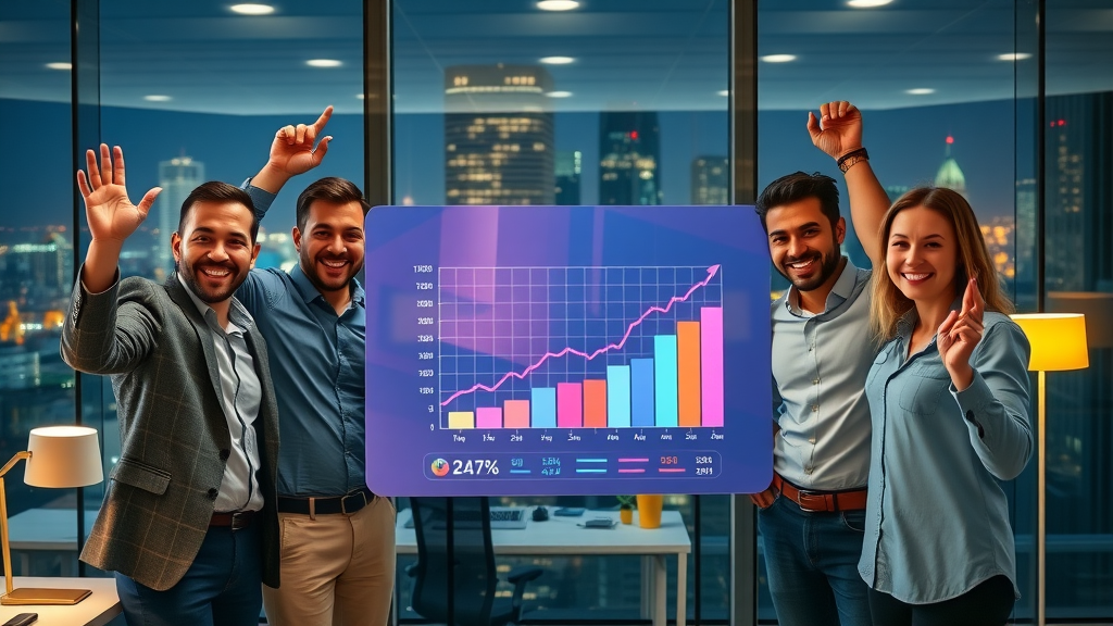 case study of content marketing showing success and KPI growth