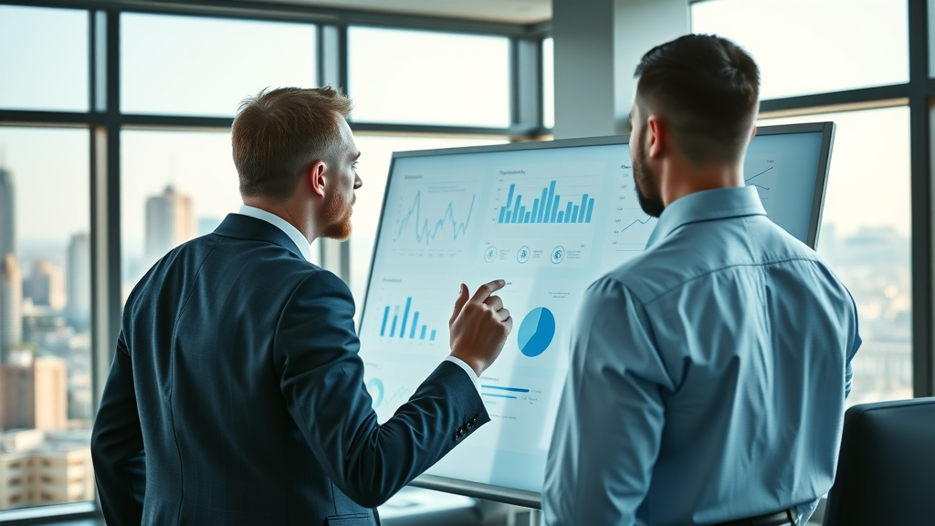cost per acquisition strategic marketing planning, reviewing digital whiteboard, campaign metrics city view