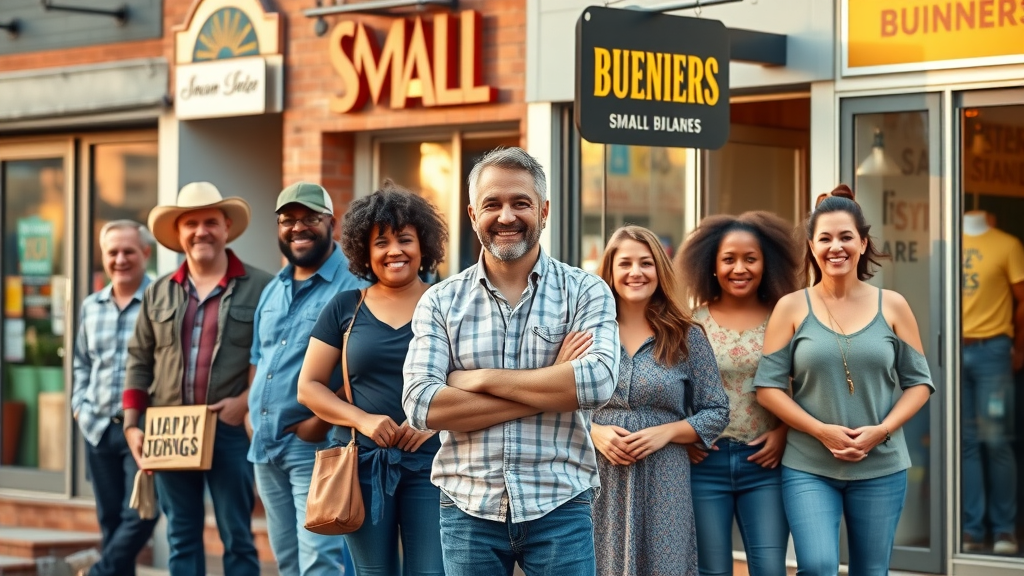 collage local small business owners google business seo success proud storefront case study