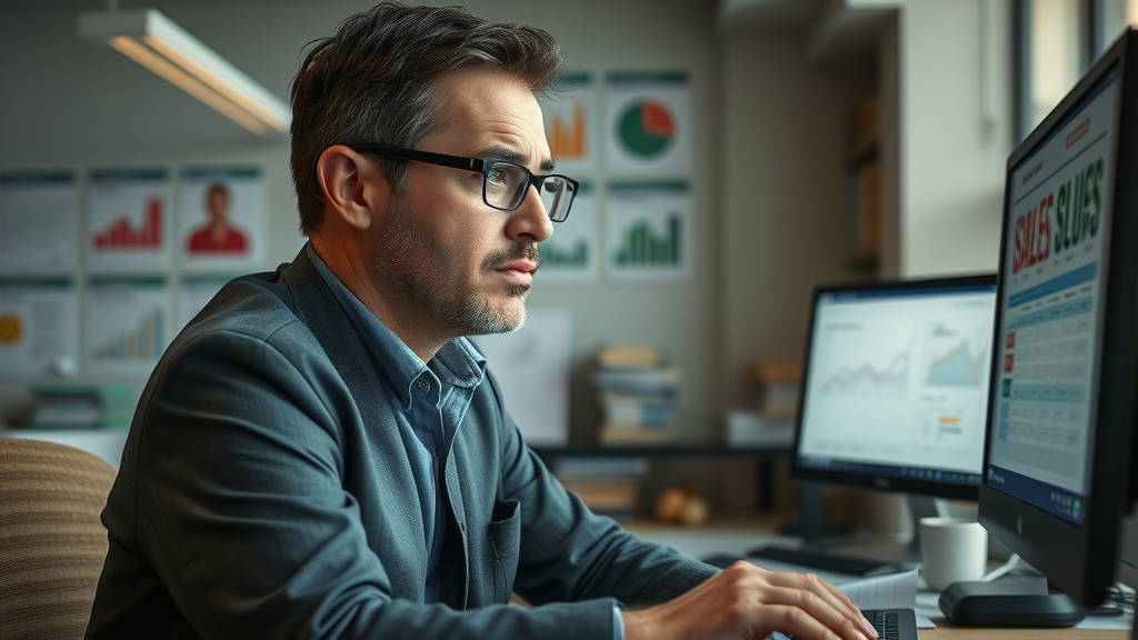 small business owner reviewing sales lost due to website build delays