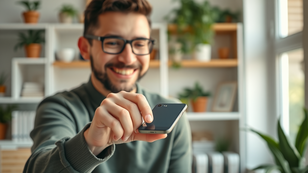 happy customer completing purchase on mobile checkout for conversion funnel optimization