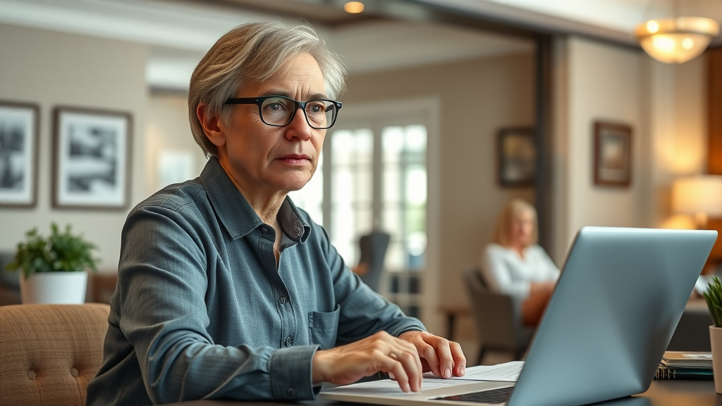 community management, confident manager mediating between residents