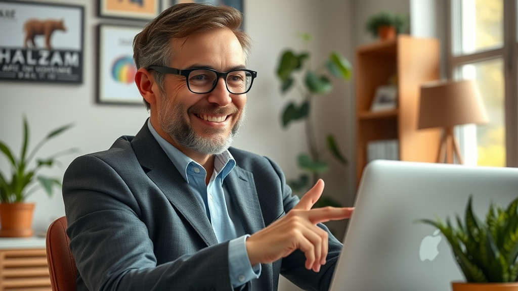 nurturing lead, sales manager interacting with potential customer online