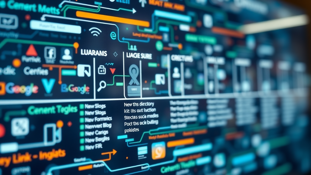 Timeline of link building strategies from directories to digital PR and social media engagement