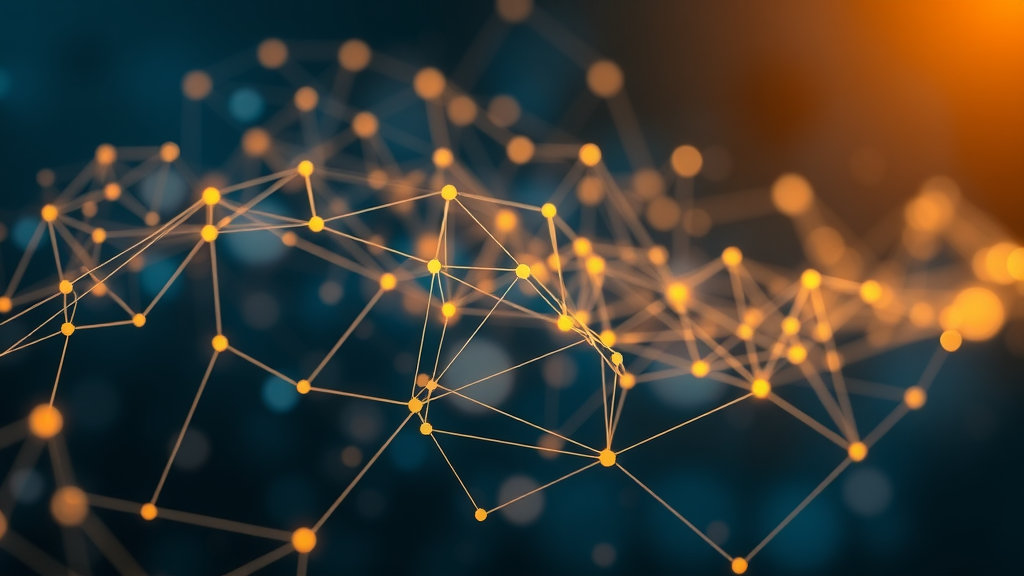 big data and predictive analytics flowing through data-driven marketing visualized abstractly