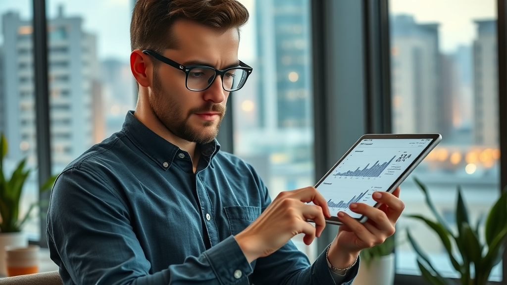 email marketing analytics open rate metrics tablet graphs