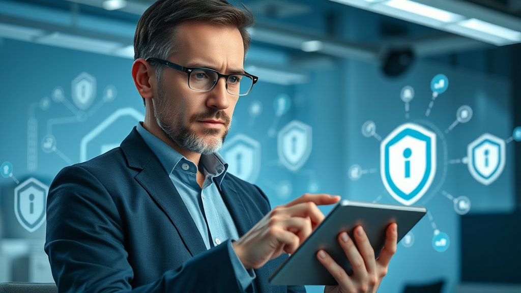 AI expert ensuring data privacy protocols in AI personalization for marketing